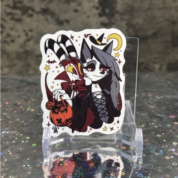 1 Helluva Boss Sticker with Blitzo and Loona✨ - Picture 2 of 3